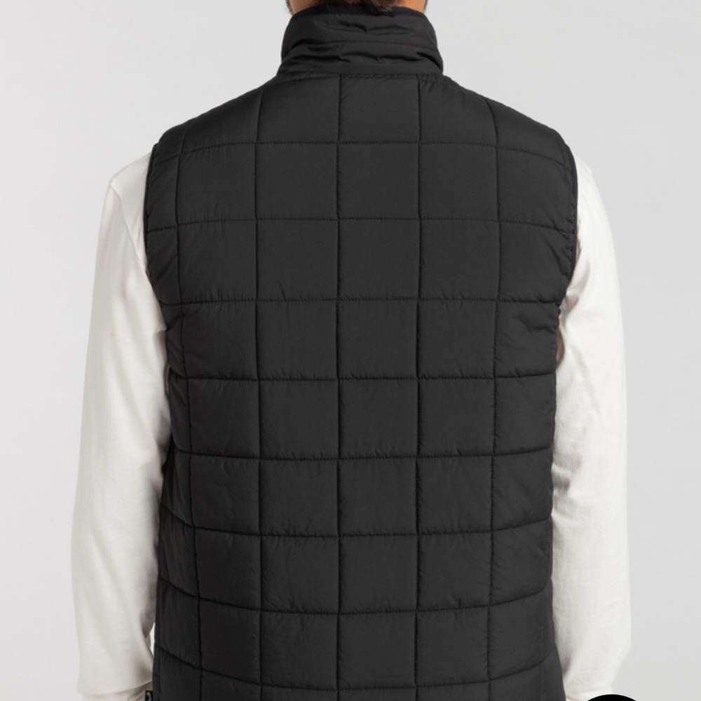 Billabong A/Div Men’s Black Journey Quilted Vest NWOT sz S - Picture 4 of 16